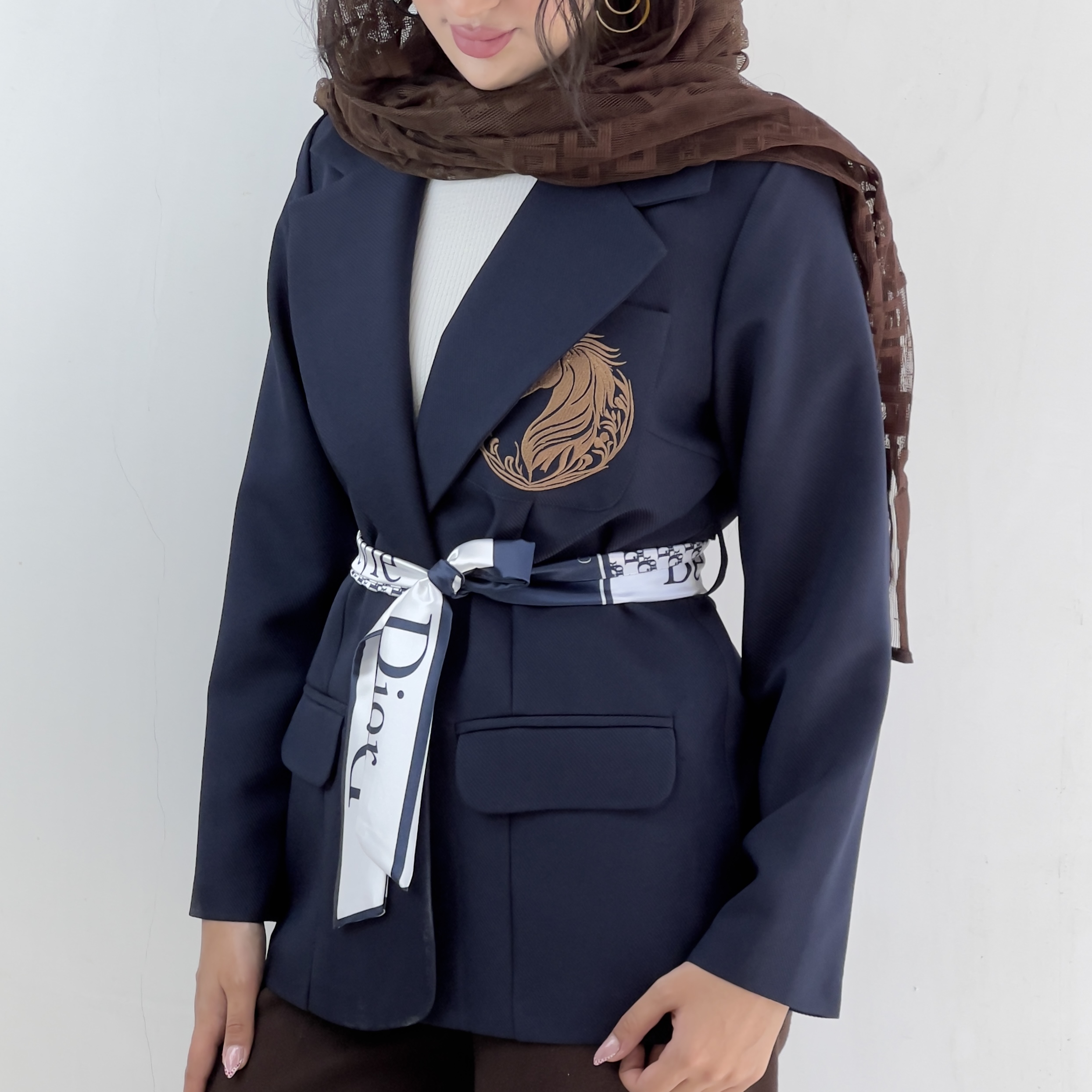تک کت کج راه مدل گلدوزی هورس