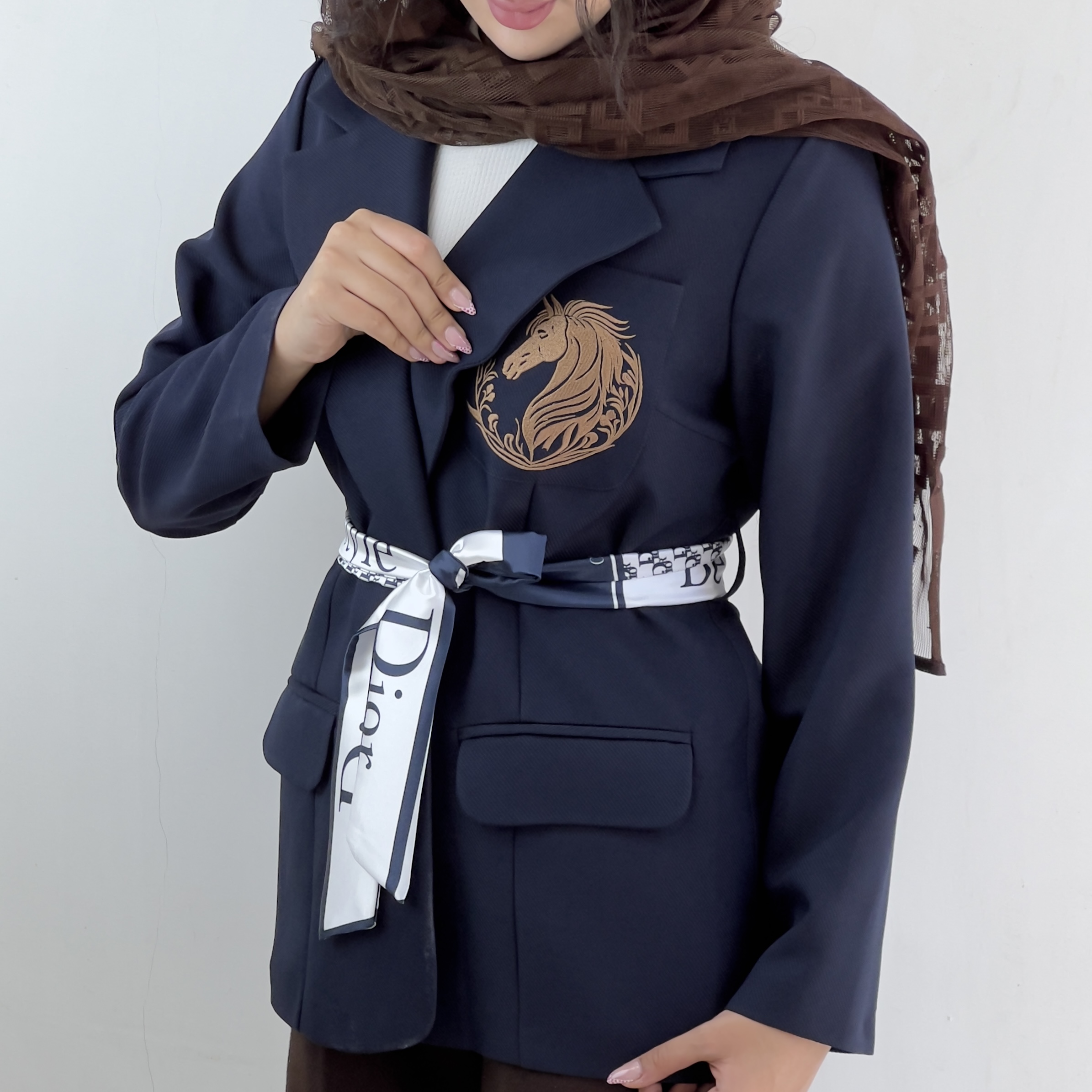 تک کت کج راه مدل گلدوزی هورس