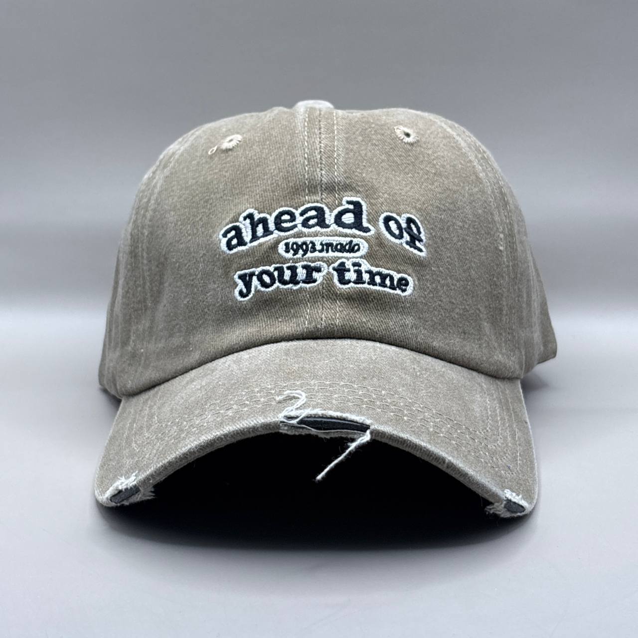 کلاه کپ جین خاکی بیسبالی مدل ahead