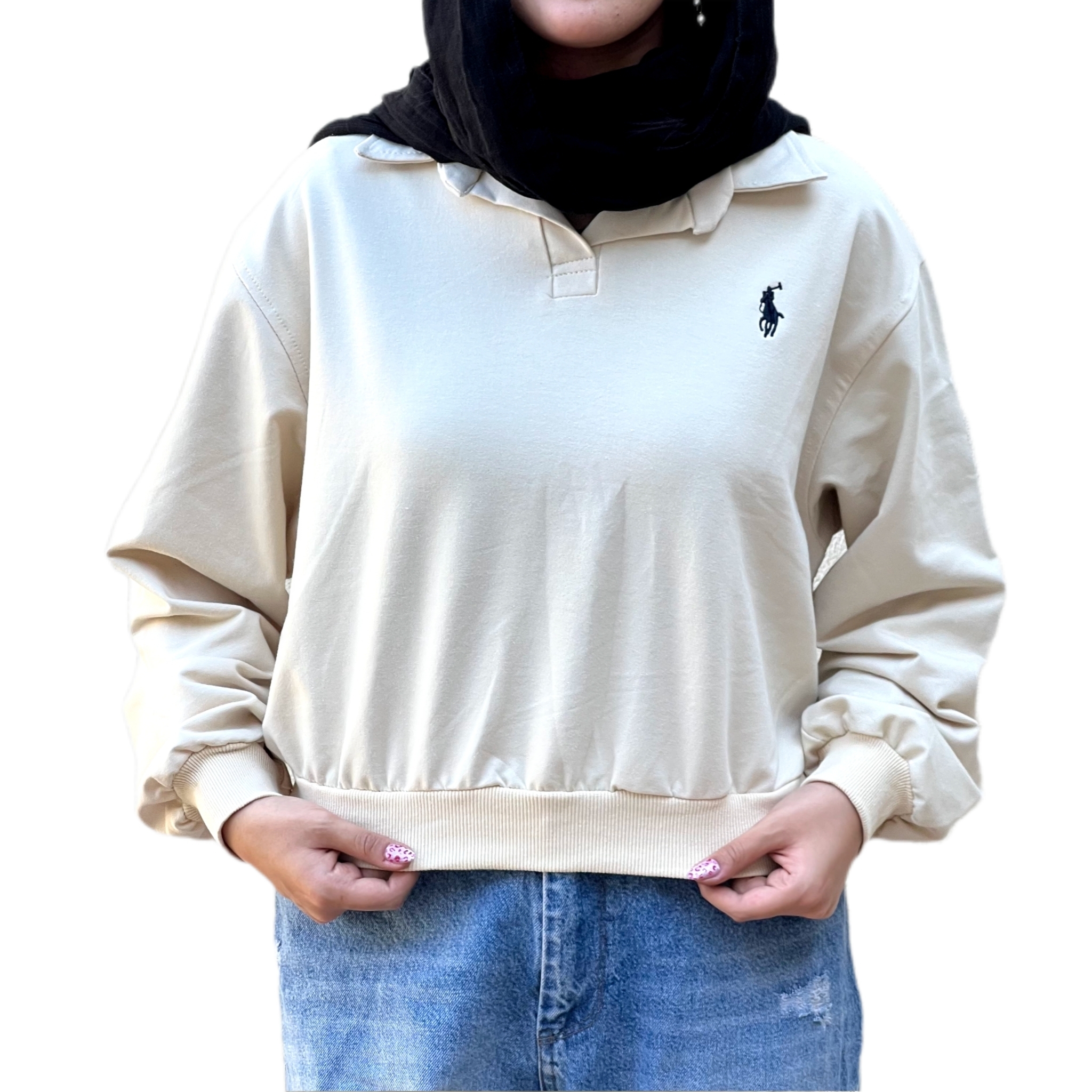 دورس دو نخ کرمی مدل polo