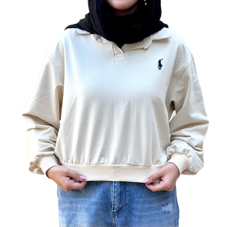 دورس دو نخ کرمی مدل polo